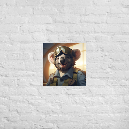 Koala Airline Pilot Poster