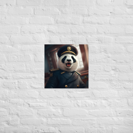 Panda Airline Pilot Poster
