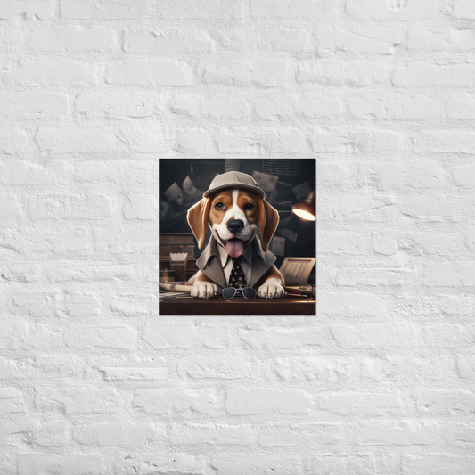 Beagle Detective Poster
