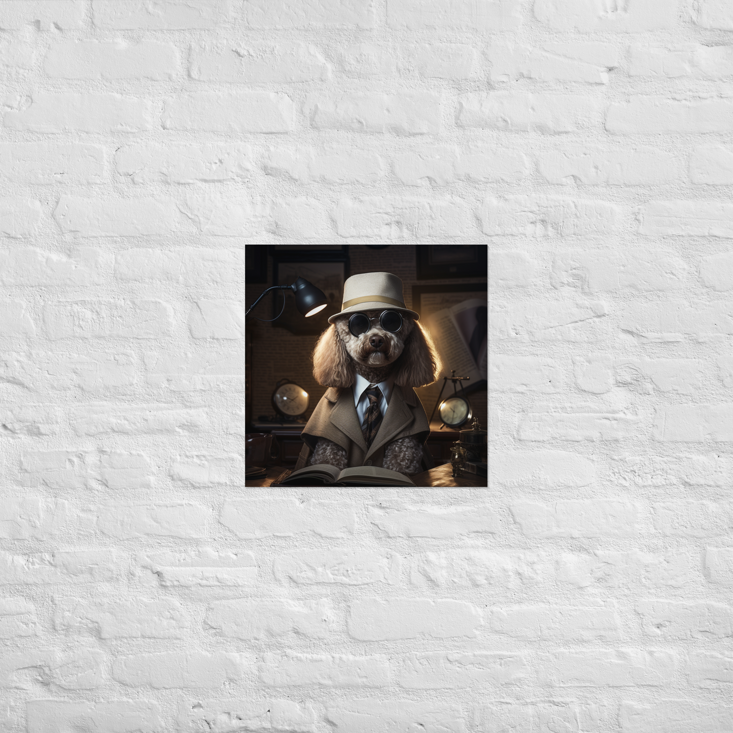 Poodle Detective Poster