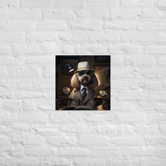 Poodle Detective Poster