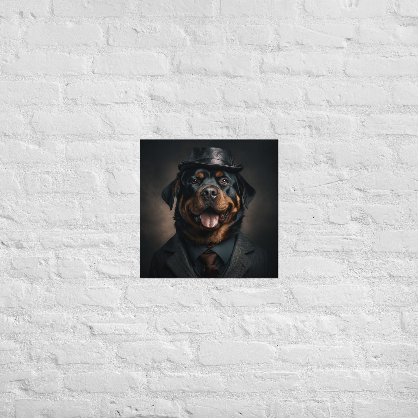 Rottweiler Detective Poster