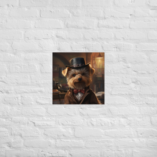 Yorkshire Terrier Detective Poster