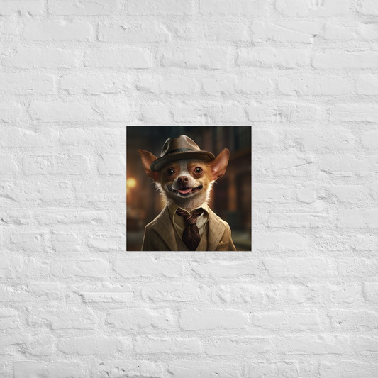 Chihuahua Detective Poster