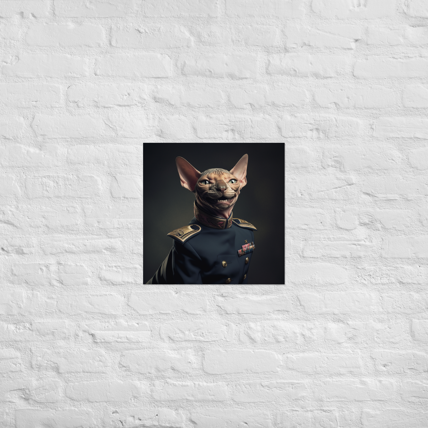 Sphynx Police Officer Poster