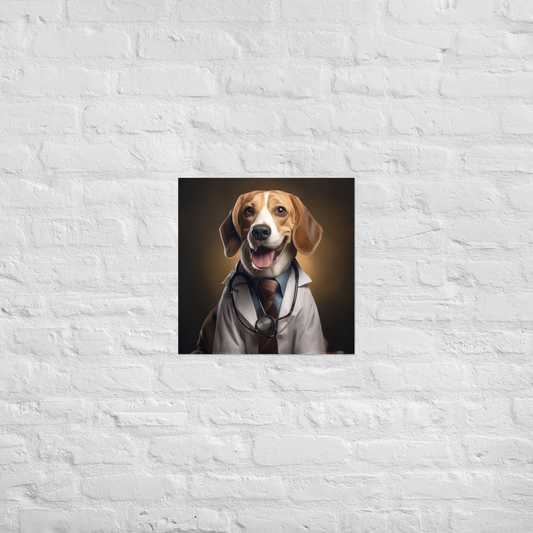 Beagle Doctor Poster