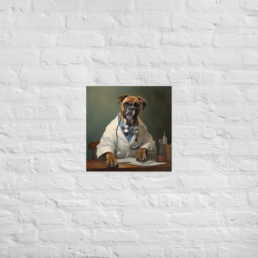 Boxer Doctor Poster
