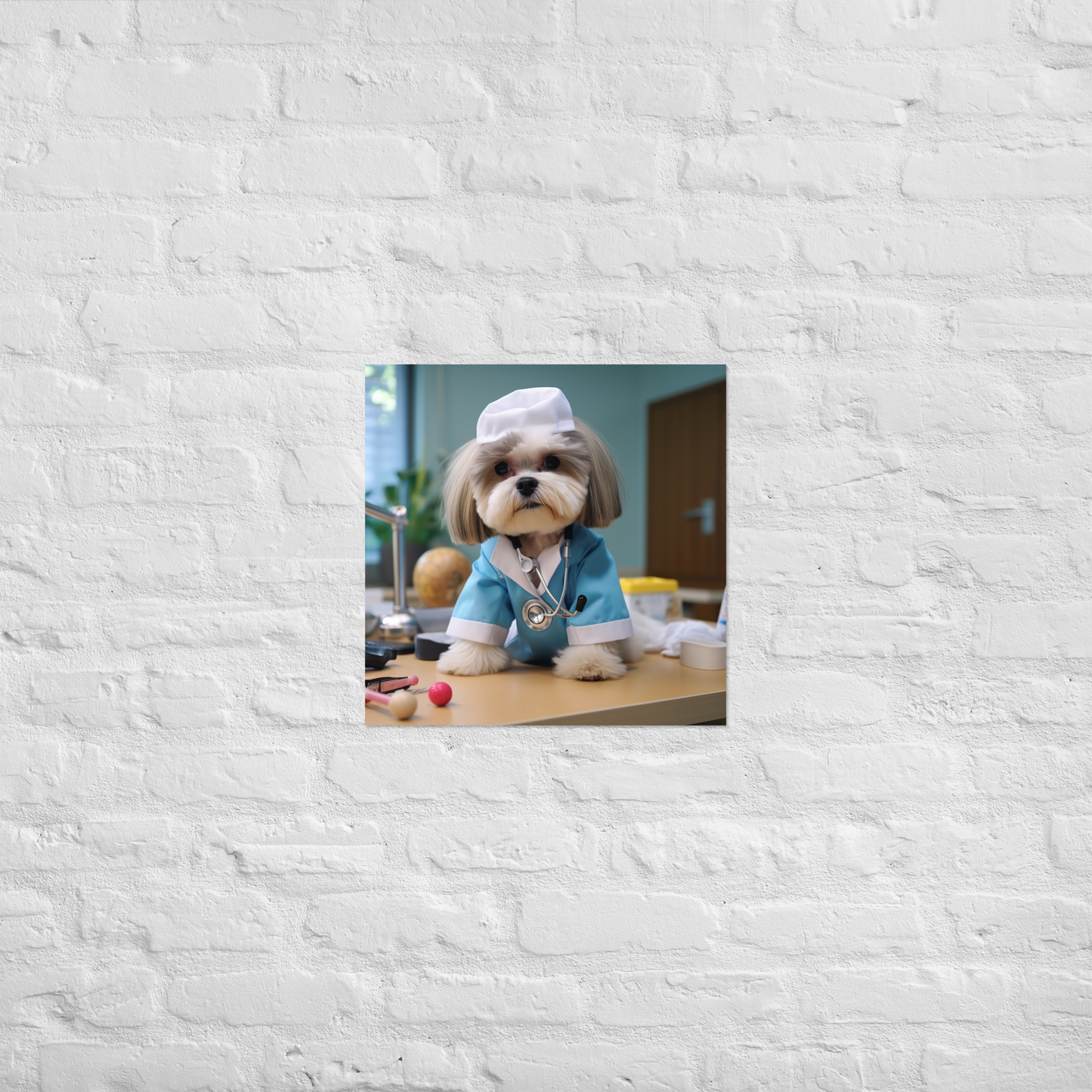 Shih Tzu Doctor Poster