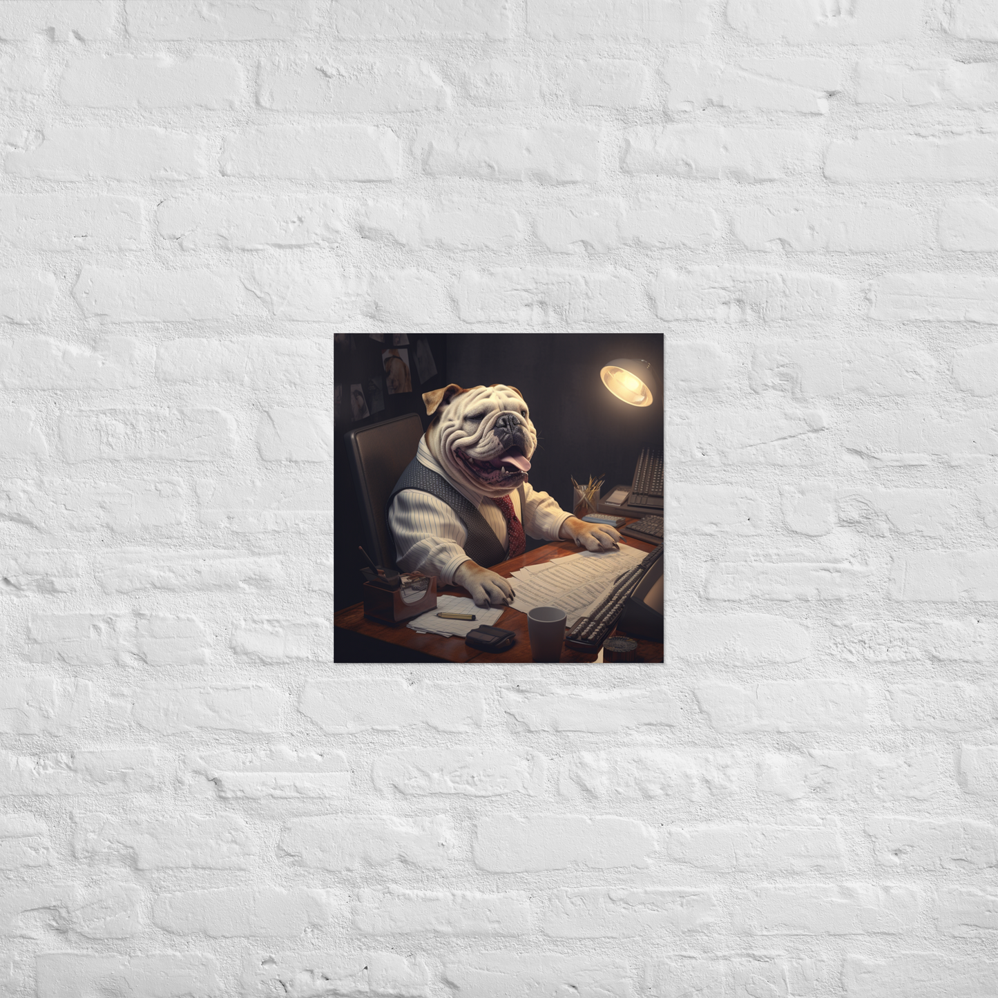 Bulldog Lawyer Poster