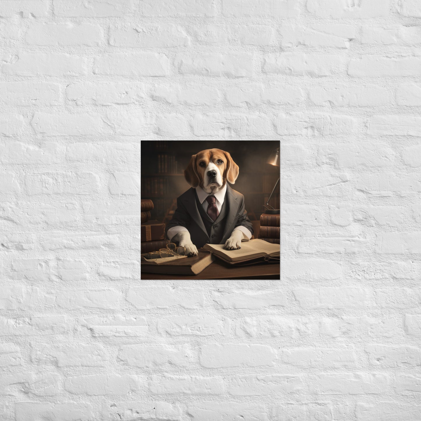 Beagle Lawyer Poster