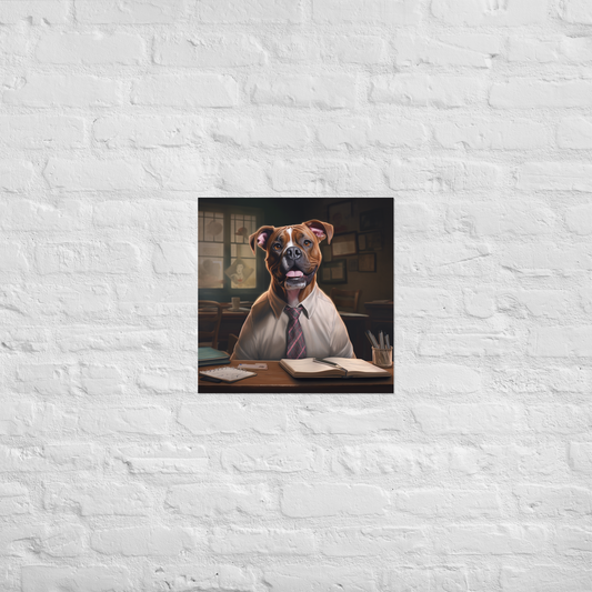 Boxer Lawyer Poster