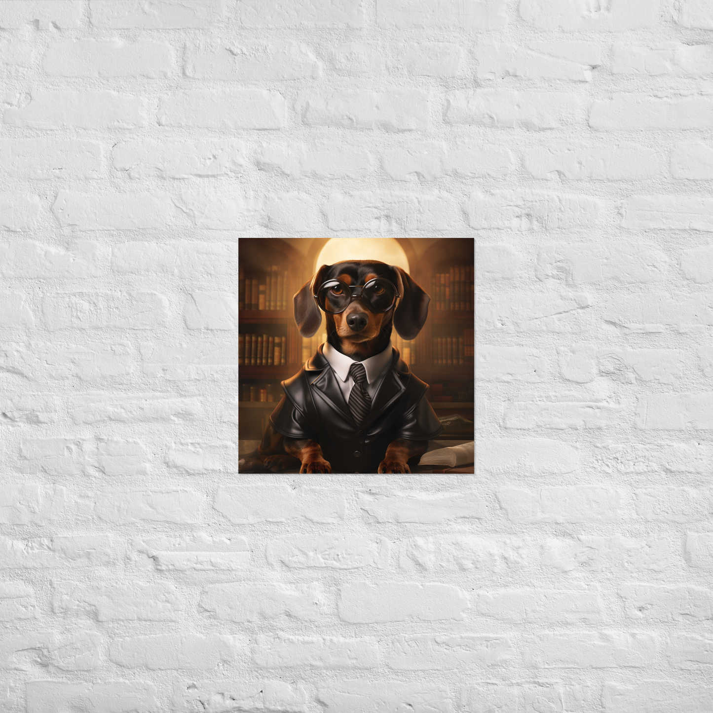 Dachshund Lawyer Poster