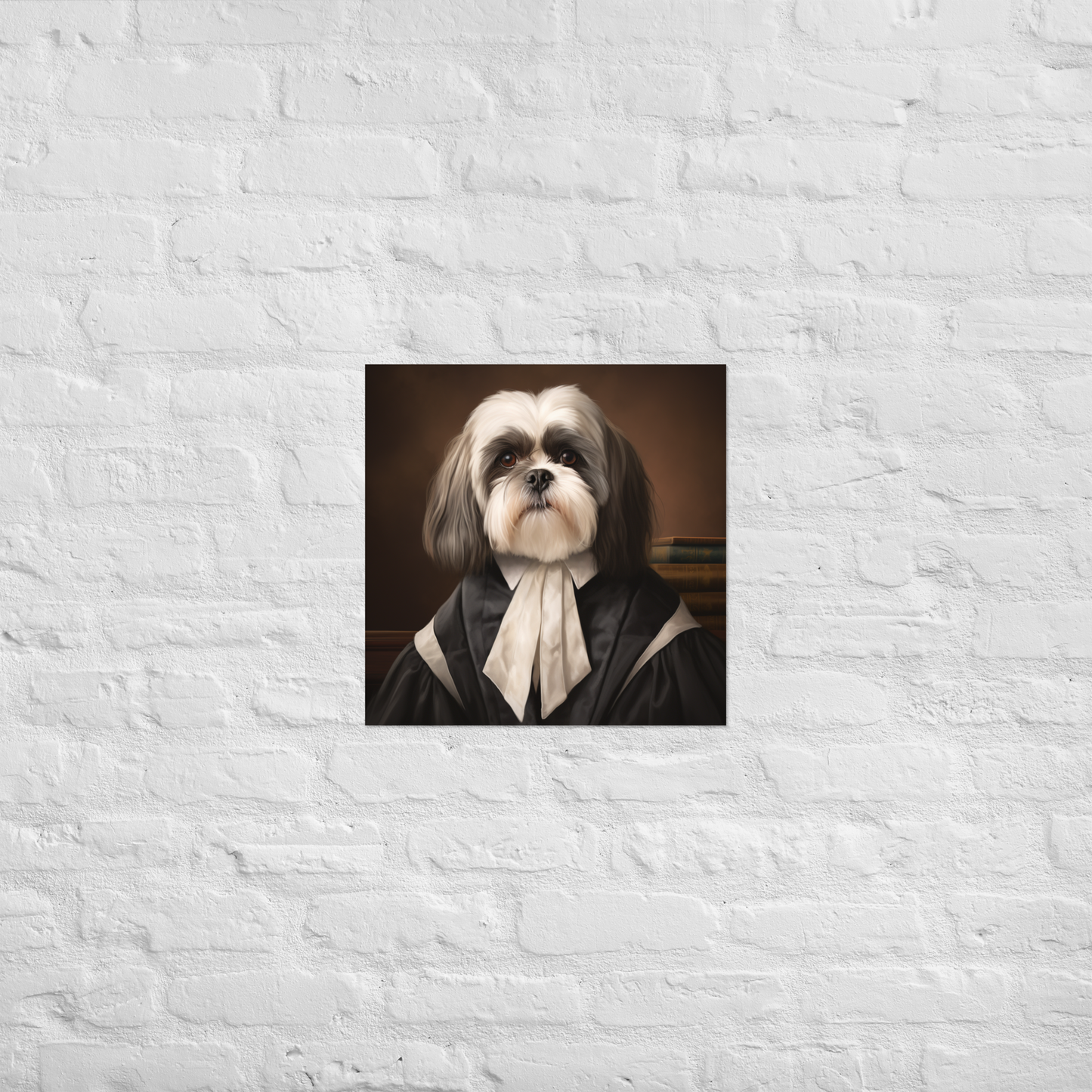 Shih Tzu Lawyer Poster