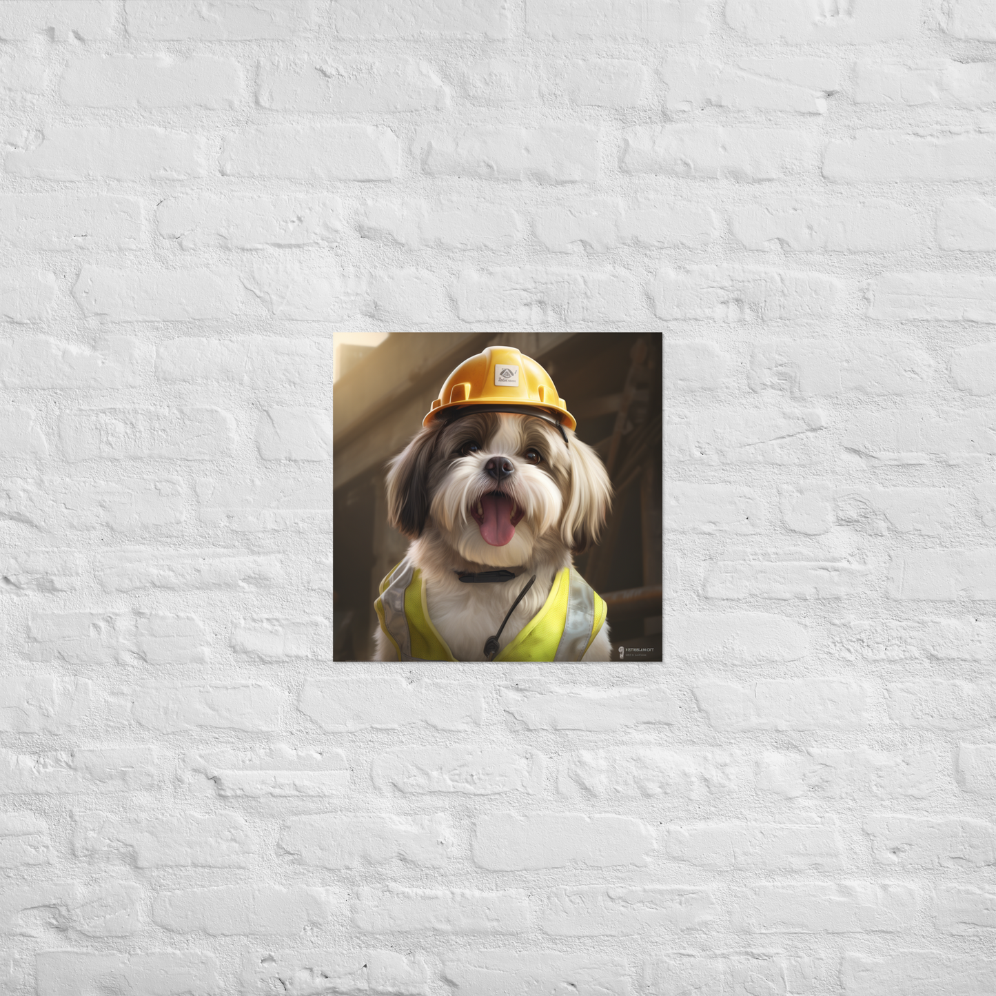 Shih Tzu Engineer Poster