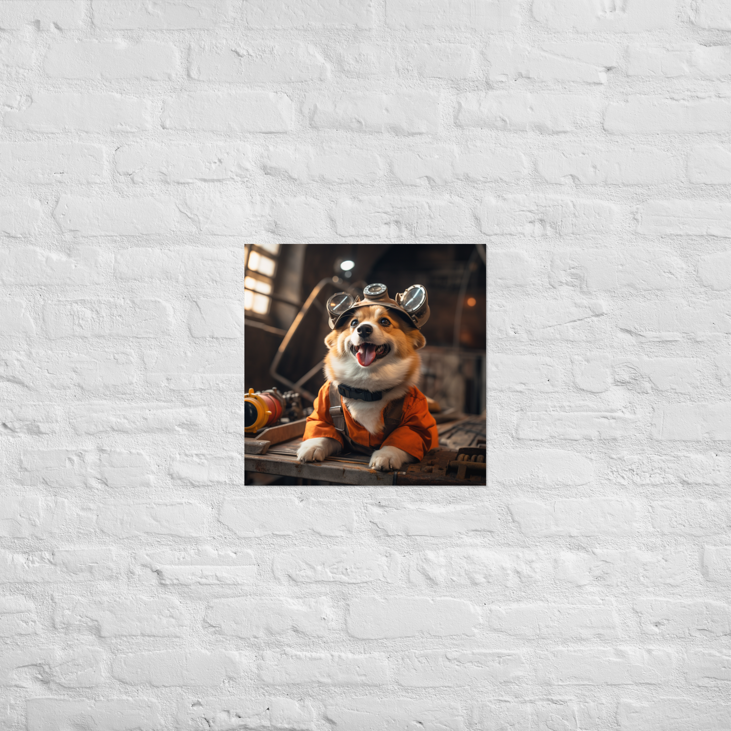 Pembroke Welsh Corgi Engineer Poster