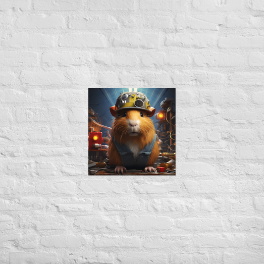 Guinea Pigs Engineer Poster