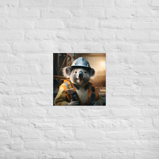 Koala Engineer Poster