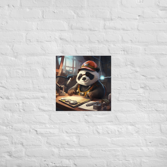 Panda Engineer Poster