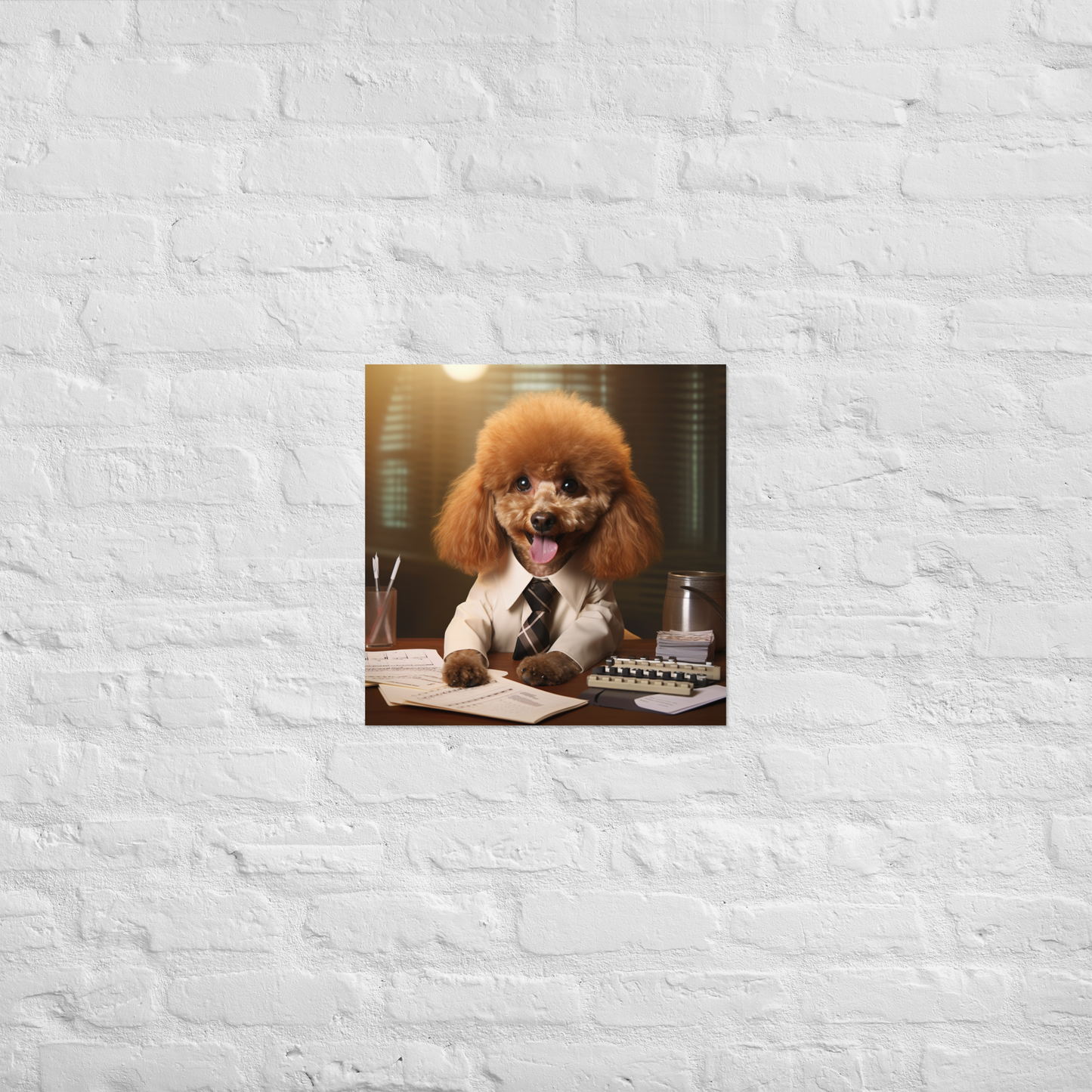 Poodle Teacher Poster