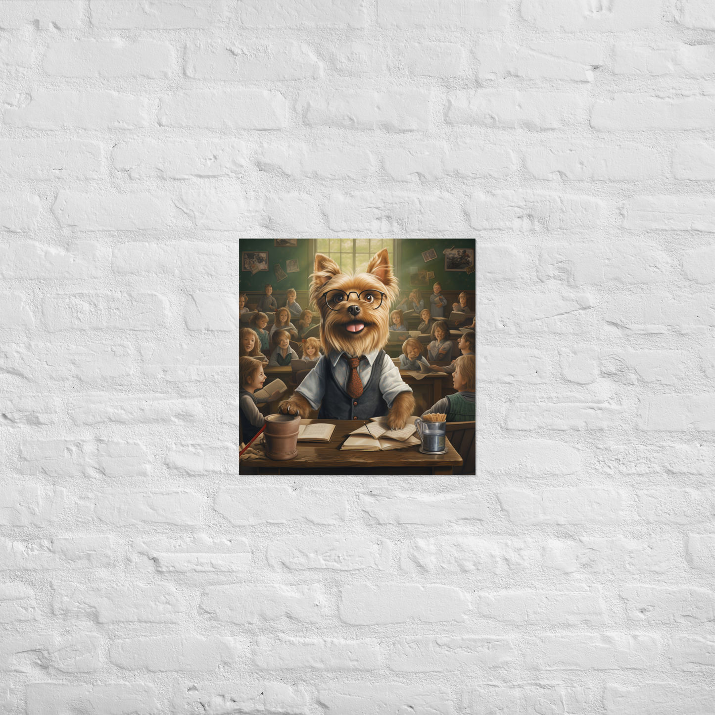 Yorkshire Terrier Teacher Poster