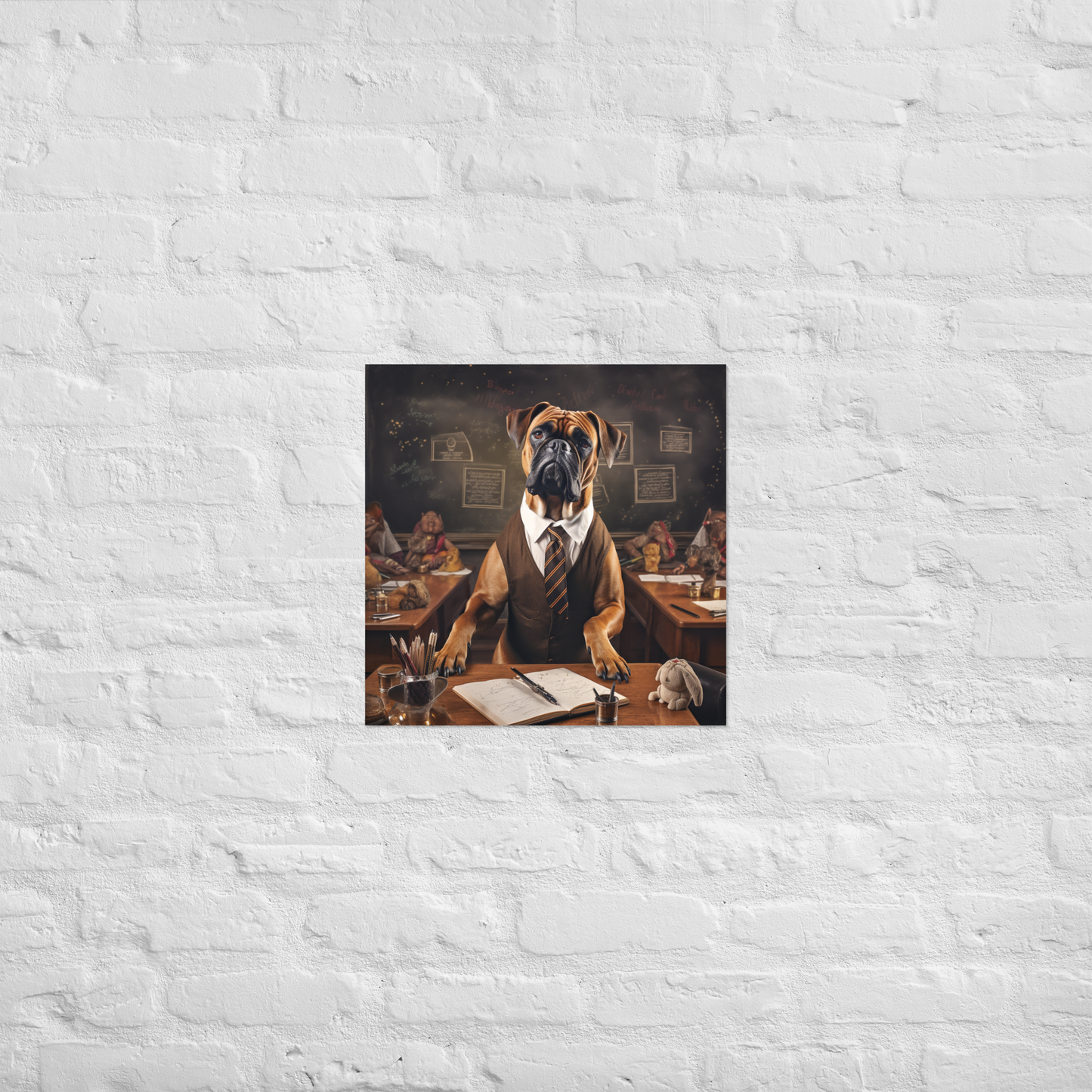 Boxer Teacher Poster