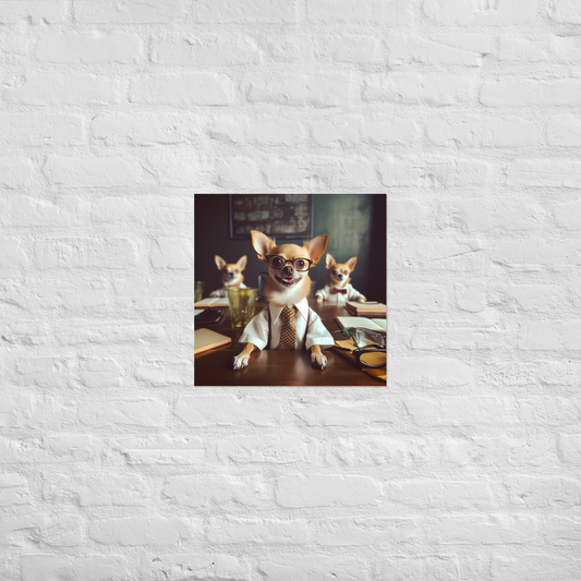 Chihuahua Teacher Poster