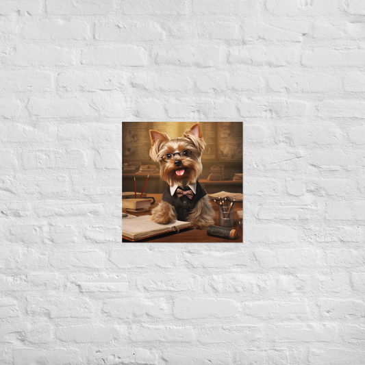 Shih Tzu Teacher Poster