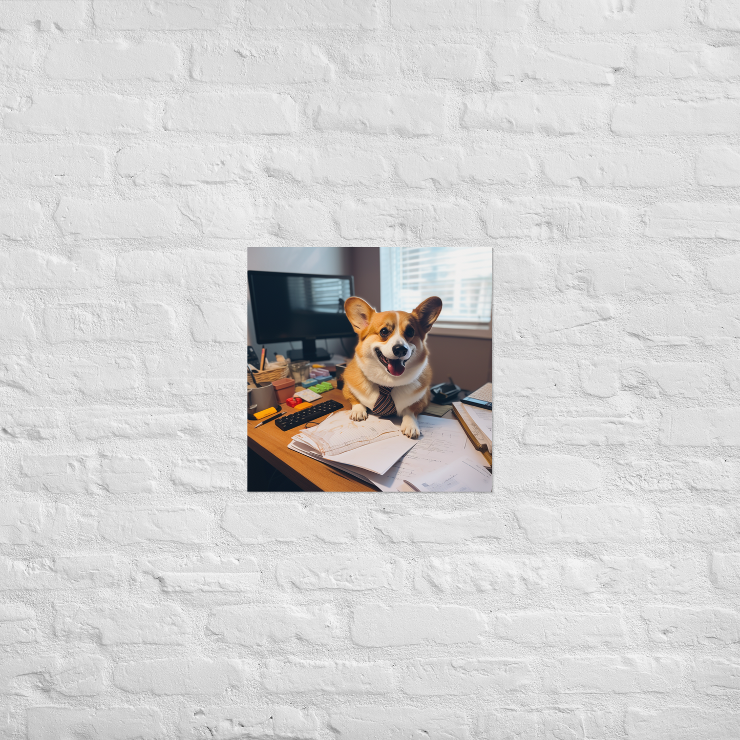 Pembroke Welsh Corgi Teacher Poster