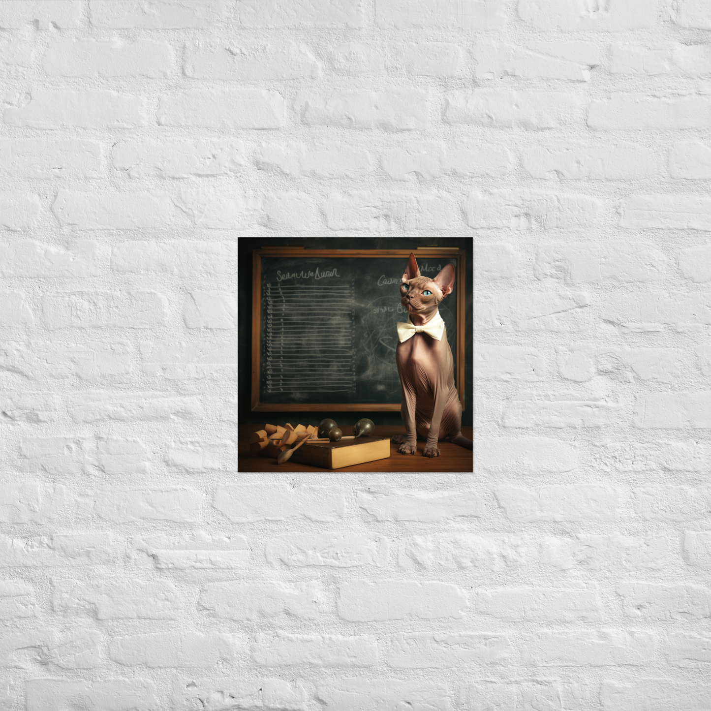 Sphynx Teacher Poster