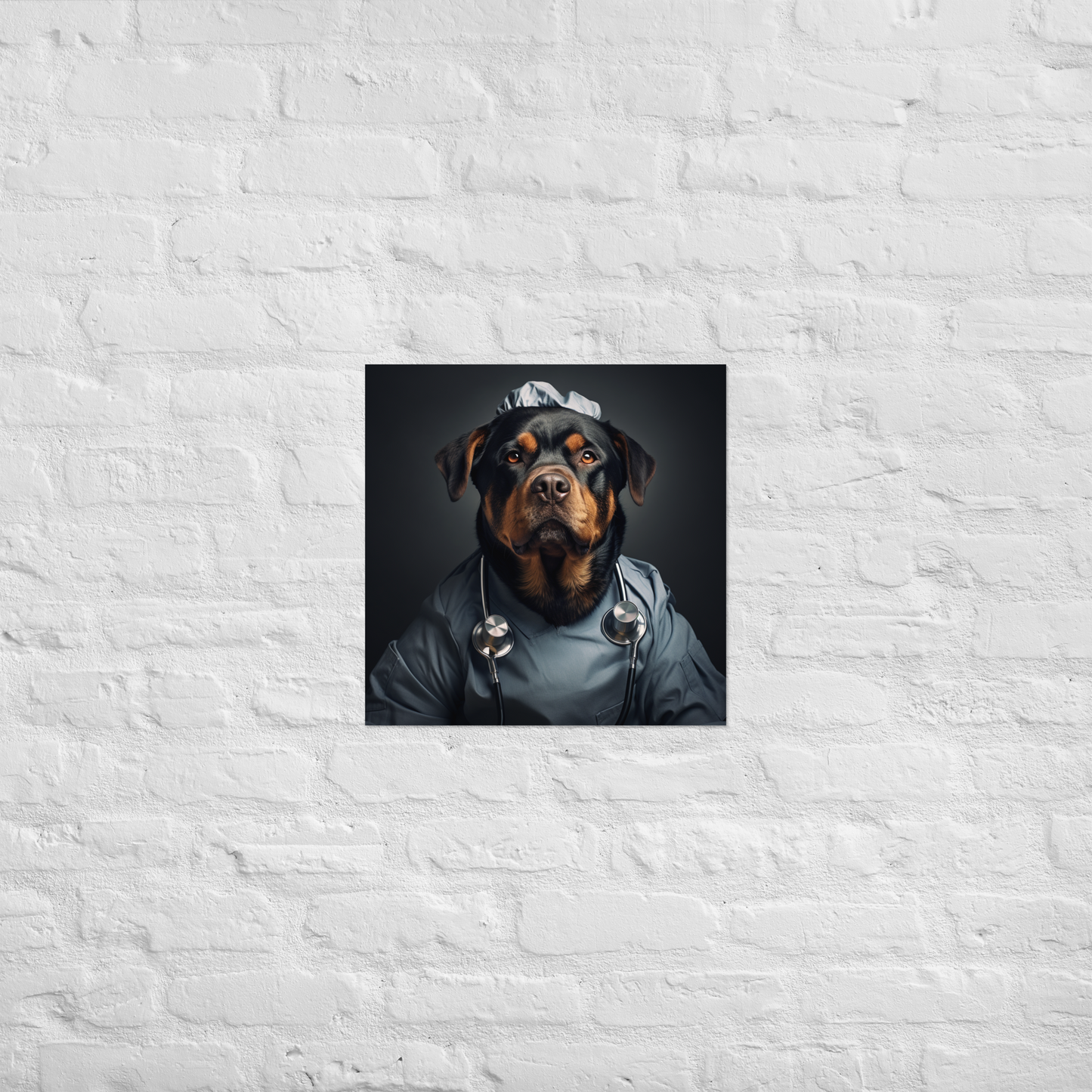 Rottweiler Nurse Poster