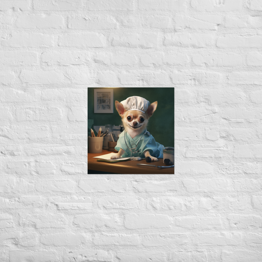 Chihuahua Nurse Poster