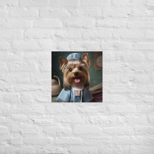 Yorkshire Terrier Nurse Poster
