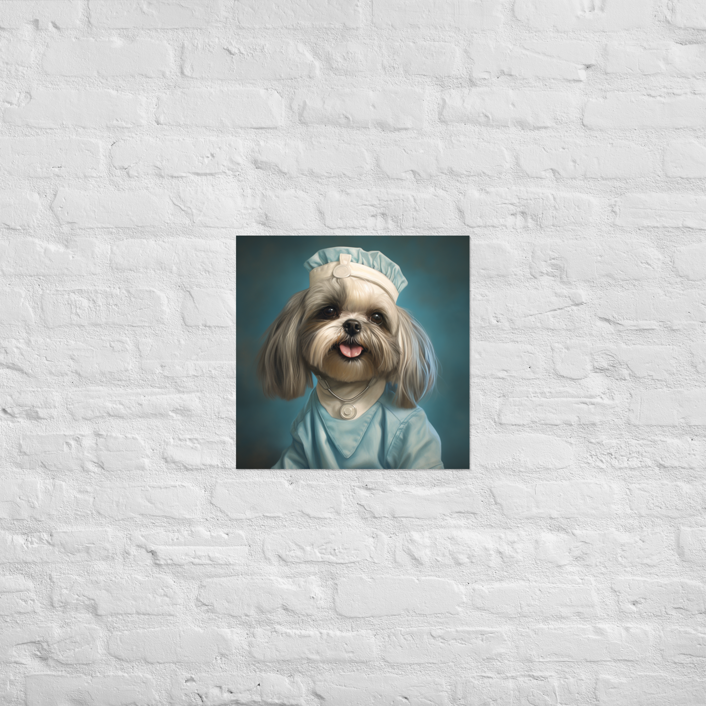 Shih Tzu Nurse Poster