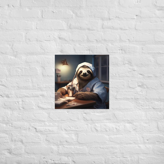 Sloth Nurse Poster
