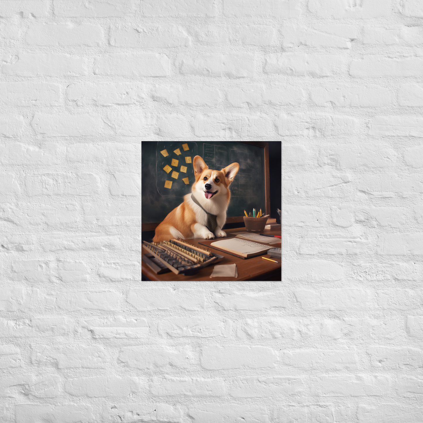 Pembroke Welsh Corgi Accountant Poster