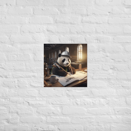 Panda Architect Poster