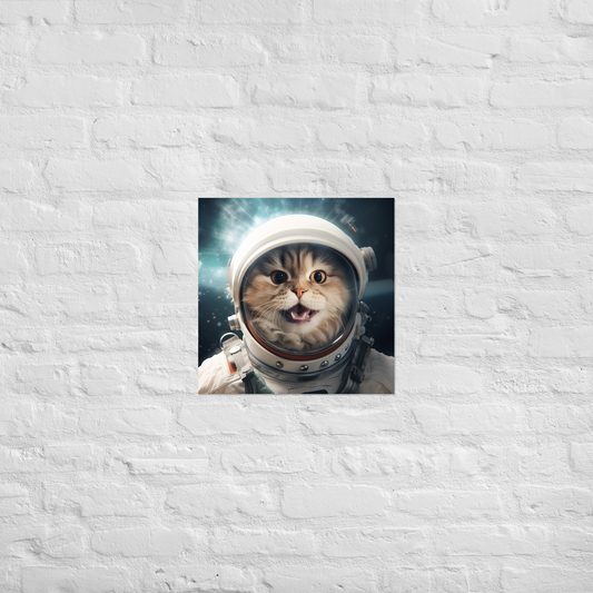 Persian Astronaut Poster