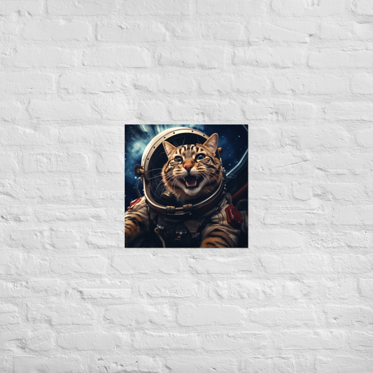 Bengal Astronaut Poster