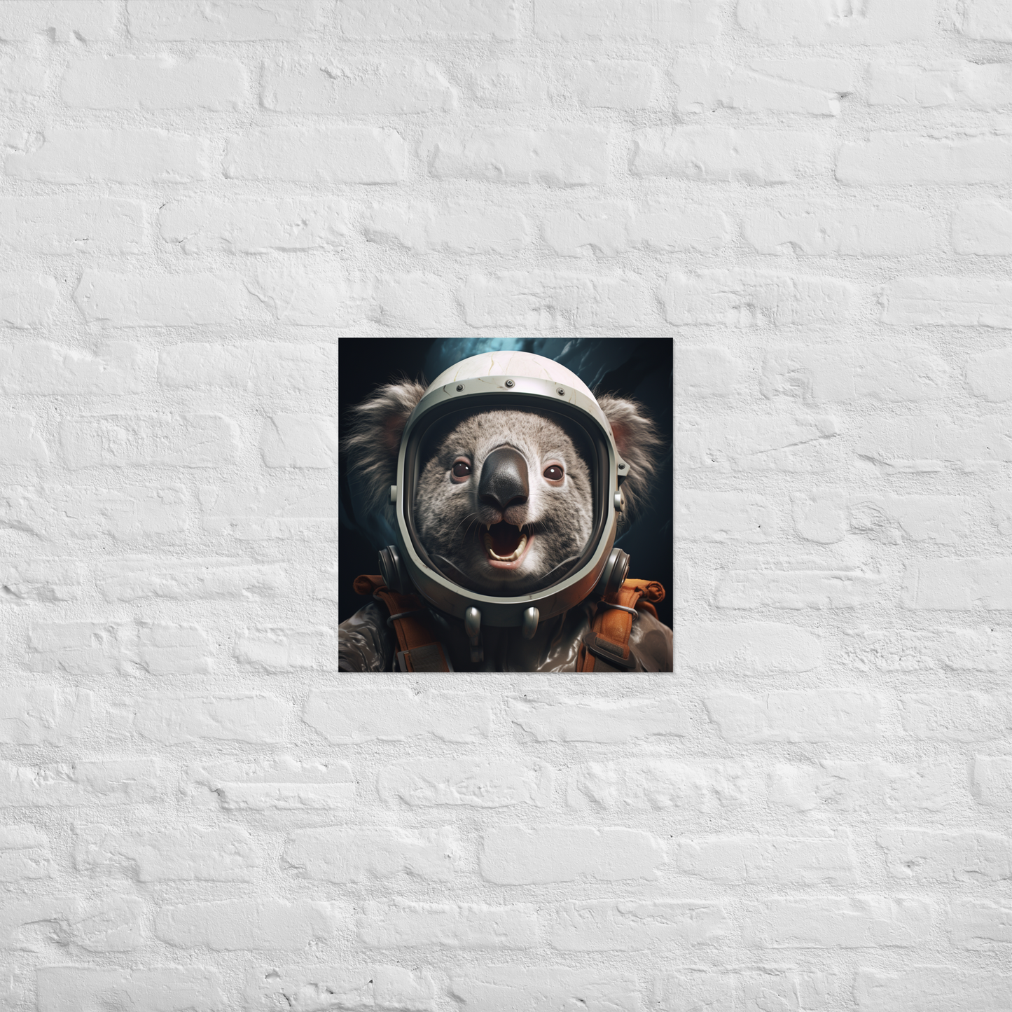 Koala Astronaut Poster