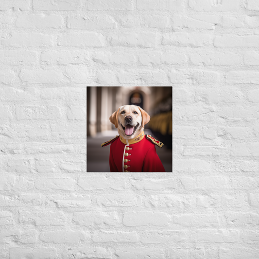Labrador Retriever BritishRoyalGuard Poster