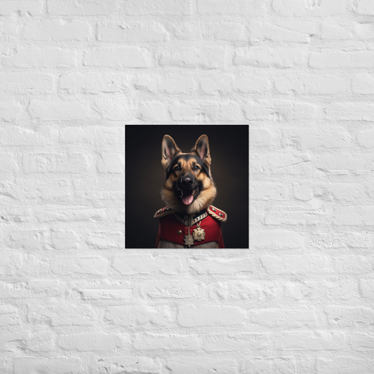 German Shepherd BritishRoyalGuard Poster