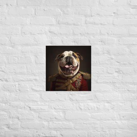 Bulldog BritishRoyalGuard Poster