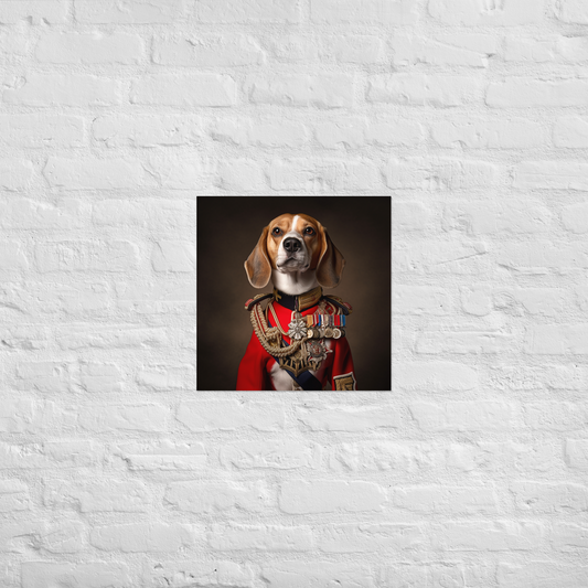 Beagle BritishRoyalGuard Poster