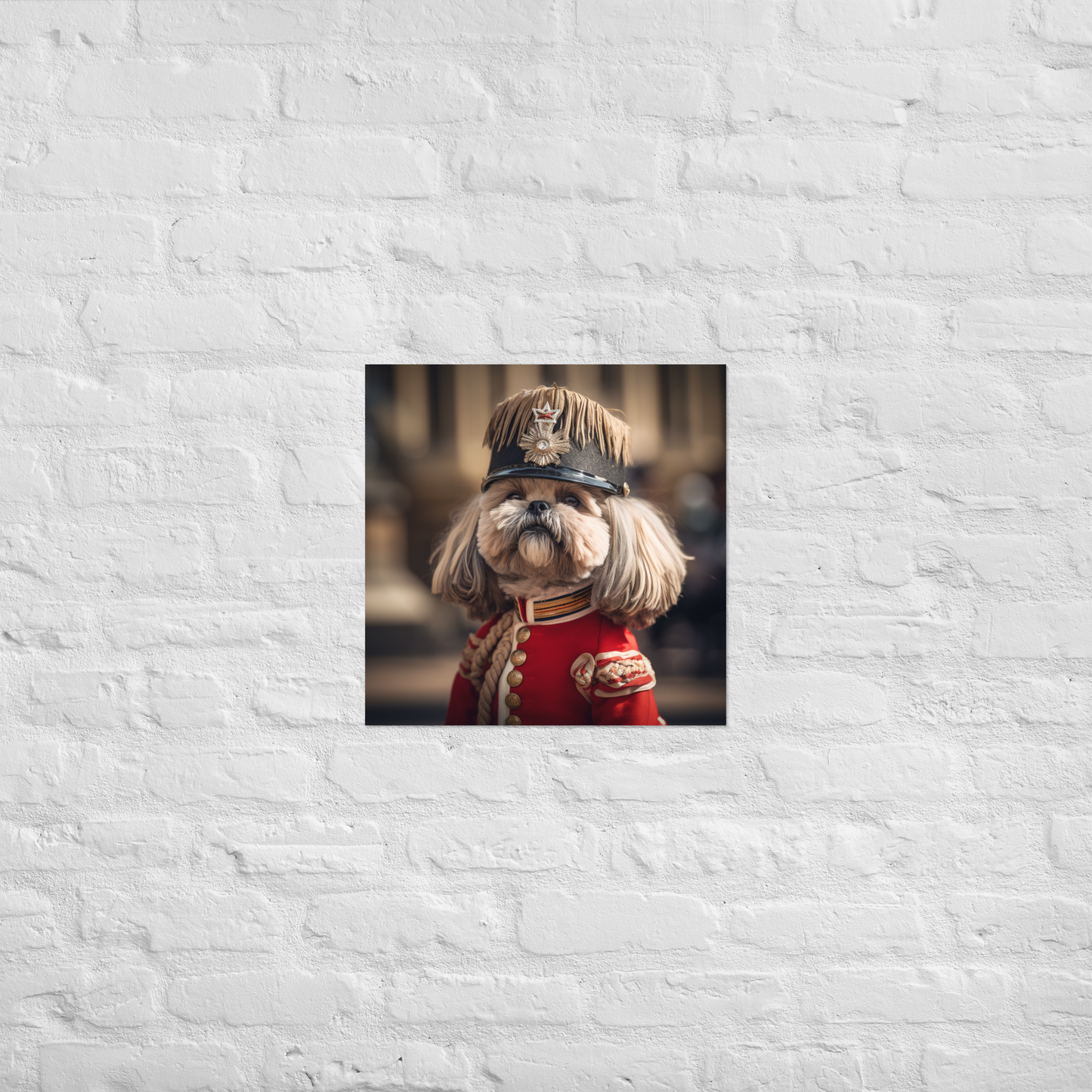 Shih Tzu BritishRoyalGuard Poster