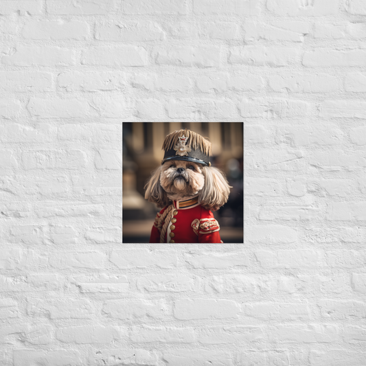 Shih Tzu BritishRoyalGuard Poster