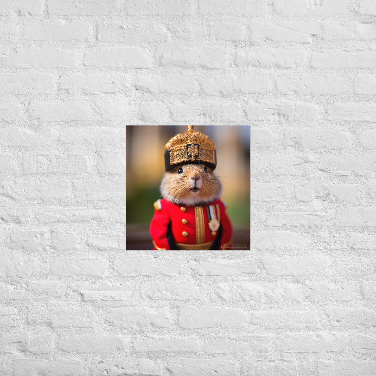 Guinea Pigs BritishRoyalGuard Poster