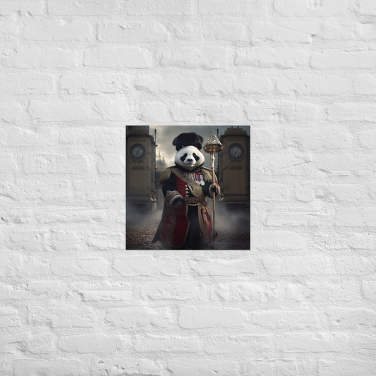 Panda BritishRoyalGuard Poster