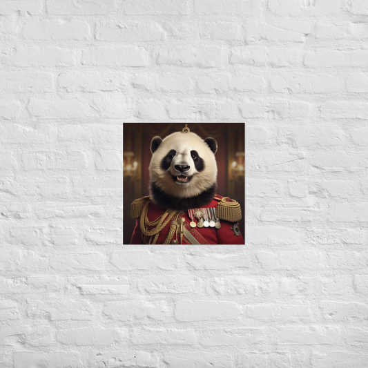 Panda BritishRoyalGuard Poster