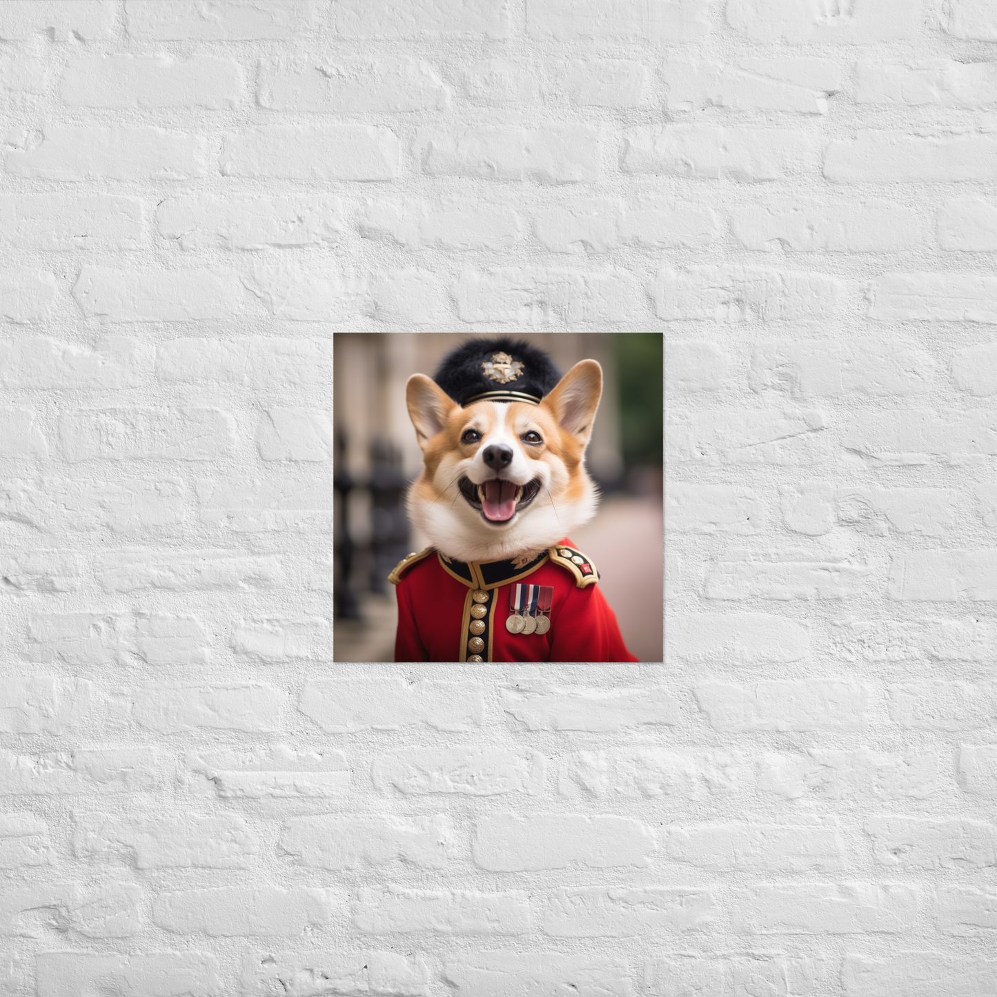 Pembroke Welsh Corgi BritishRoyalGuard Poster