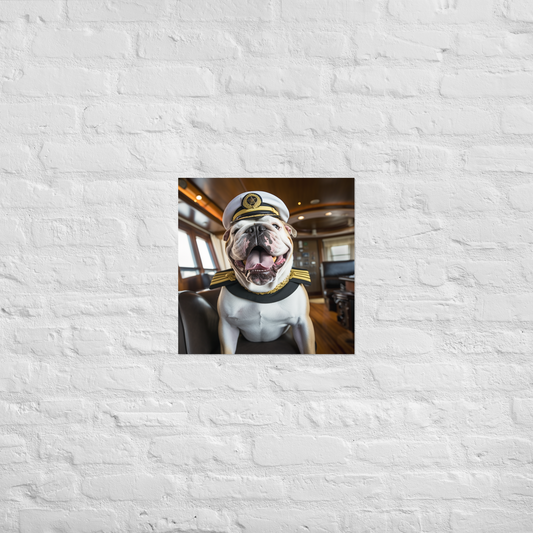 Bulldog CruiseShipCaptain Poster